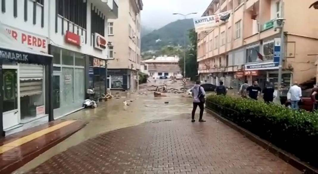 Kastamonu'da baraj yıkıldı Bozkurt ilçesi sular altında kaldı 7